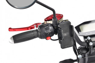 Электроскутер WHITE SIBERIA PRO MAX 3950W, черный