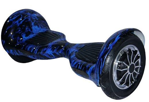 Гироскутер Smart Balance Wheel SUV 10 дюймов c АРР приложением, синий огонь