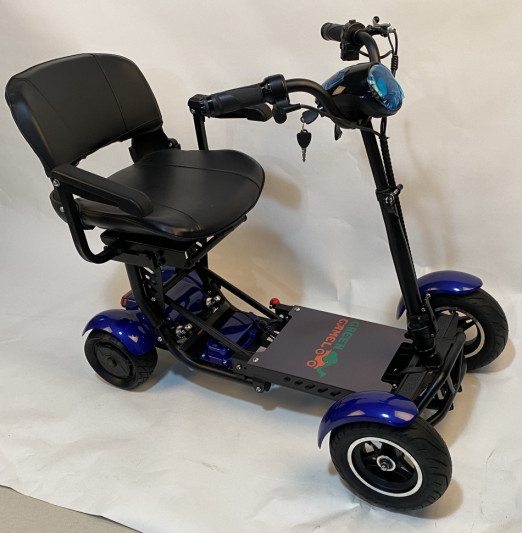 Трицикл GreenCamel Кольт 801 FAT (36V 15,6Ah 2x400W), синий