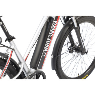 Электровелосипед WHITE SIBERIA CAMRY LIGHT 500W (матовый серебристый)