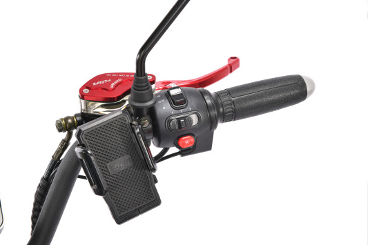 Электроскутер WHITE SIBERIA IKRA 5000W, красный