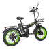 Электровелосипед Syccyba F10 Зеленые колеса