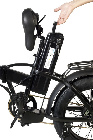 Электровелосипед Minako F10 спицы, черный