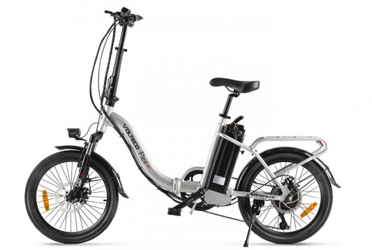 Электровелосипед  VOLTECO FLEX UP серебро